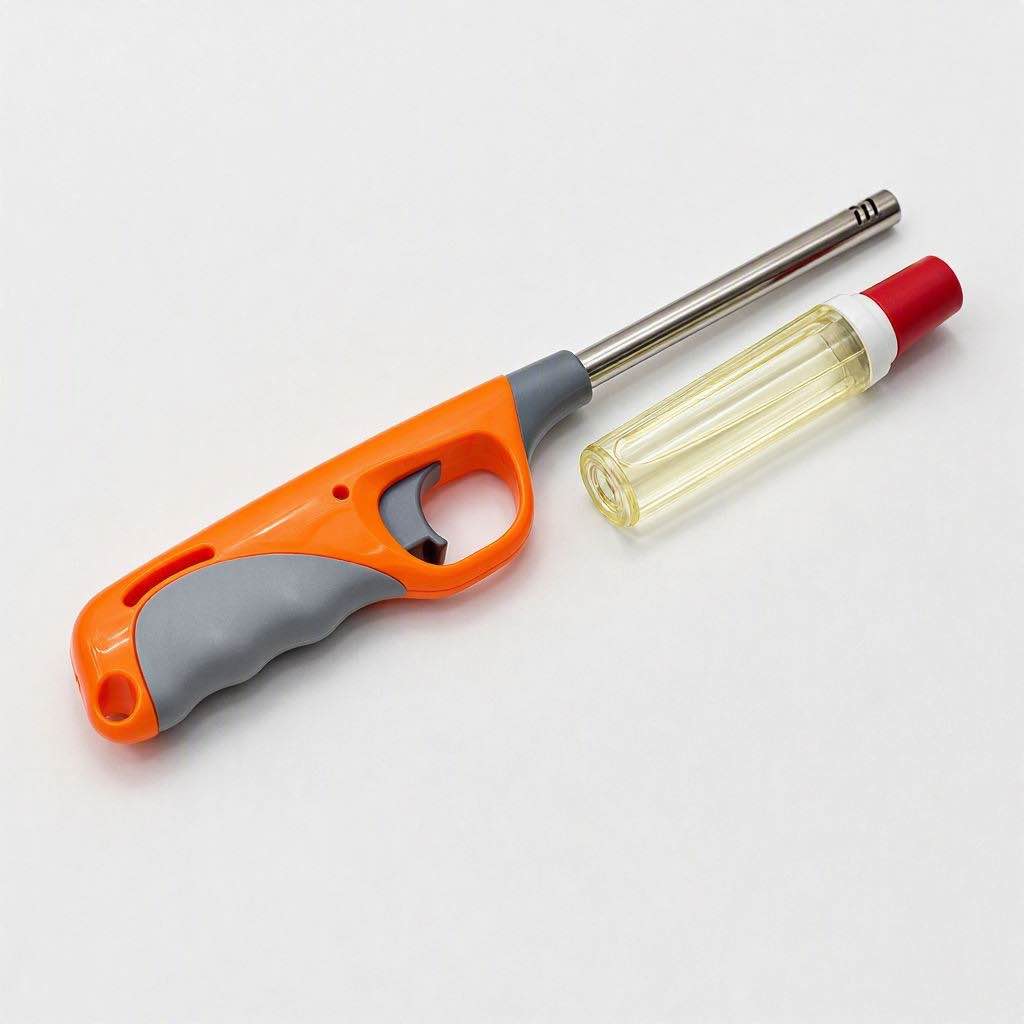 Refillable Kitchen Gas Stove Lighter with Adjustable Flame