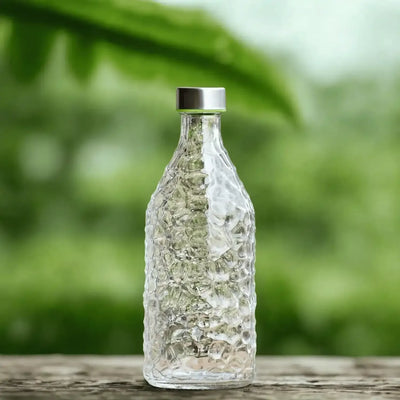 1 Litre Water bottle Glass Juice Milk Bottle - Priyolife