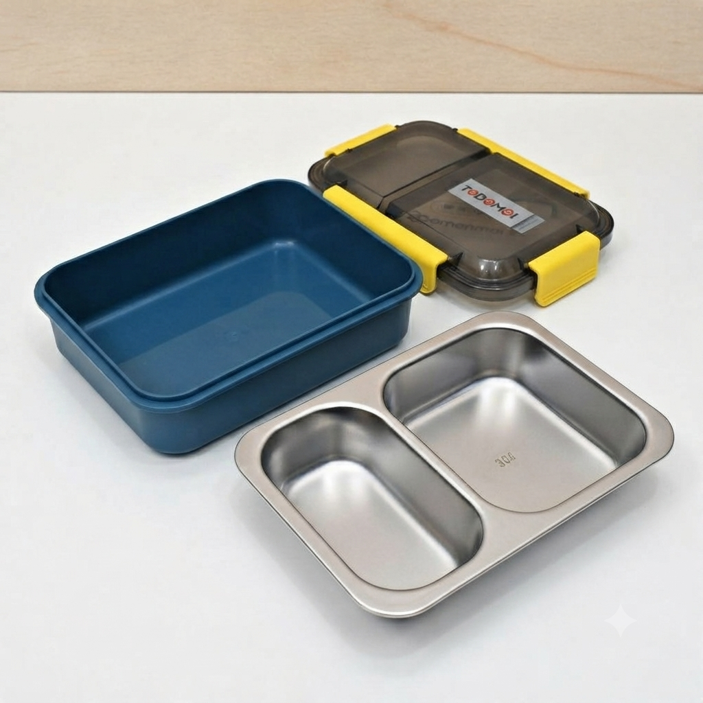 2 Part Airtight Tiffin Box Food Container