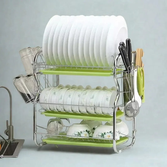 3 Tier Aluminium Kitchen Rack - Priyolife