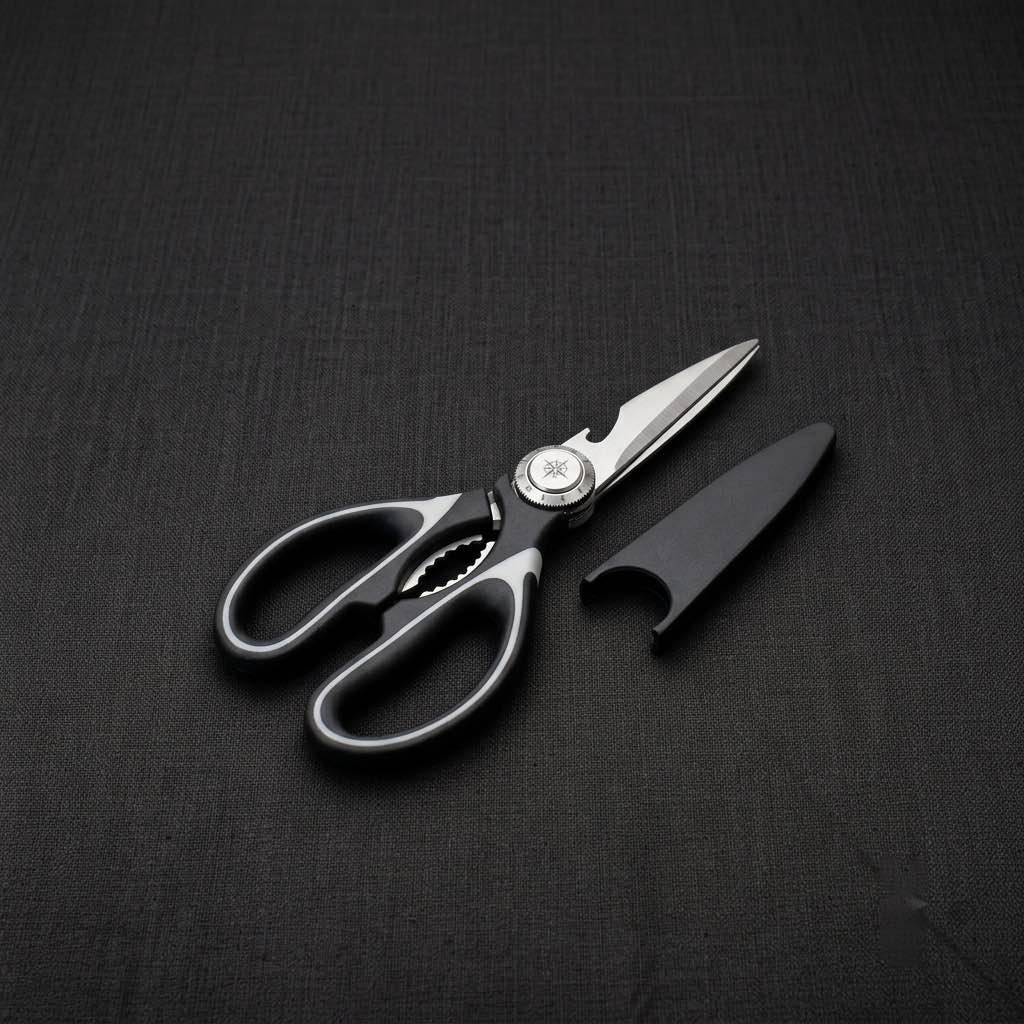 8 Inch Multipurpose Kitchen Household and Garden Scissors with Cover
