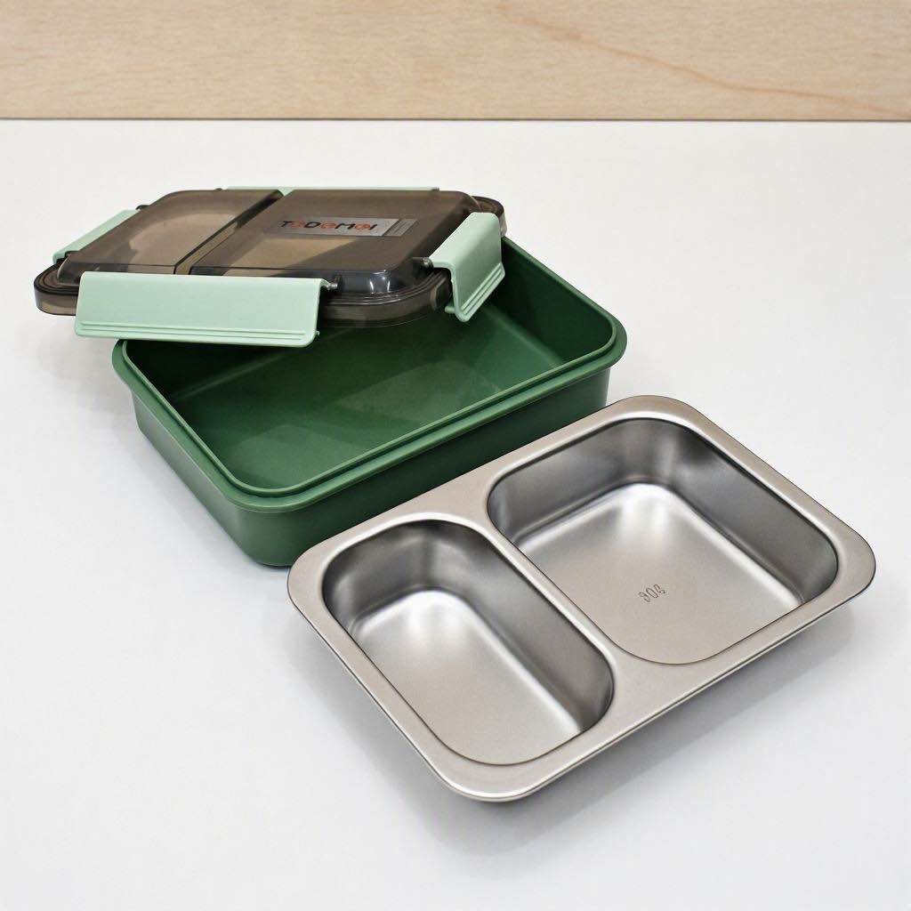 2 Part Airtight Tiffin Box Food Container