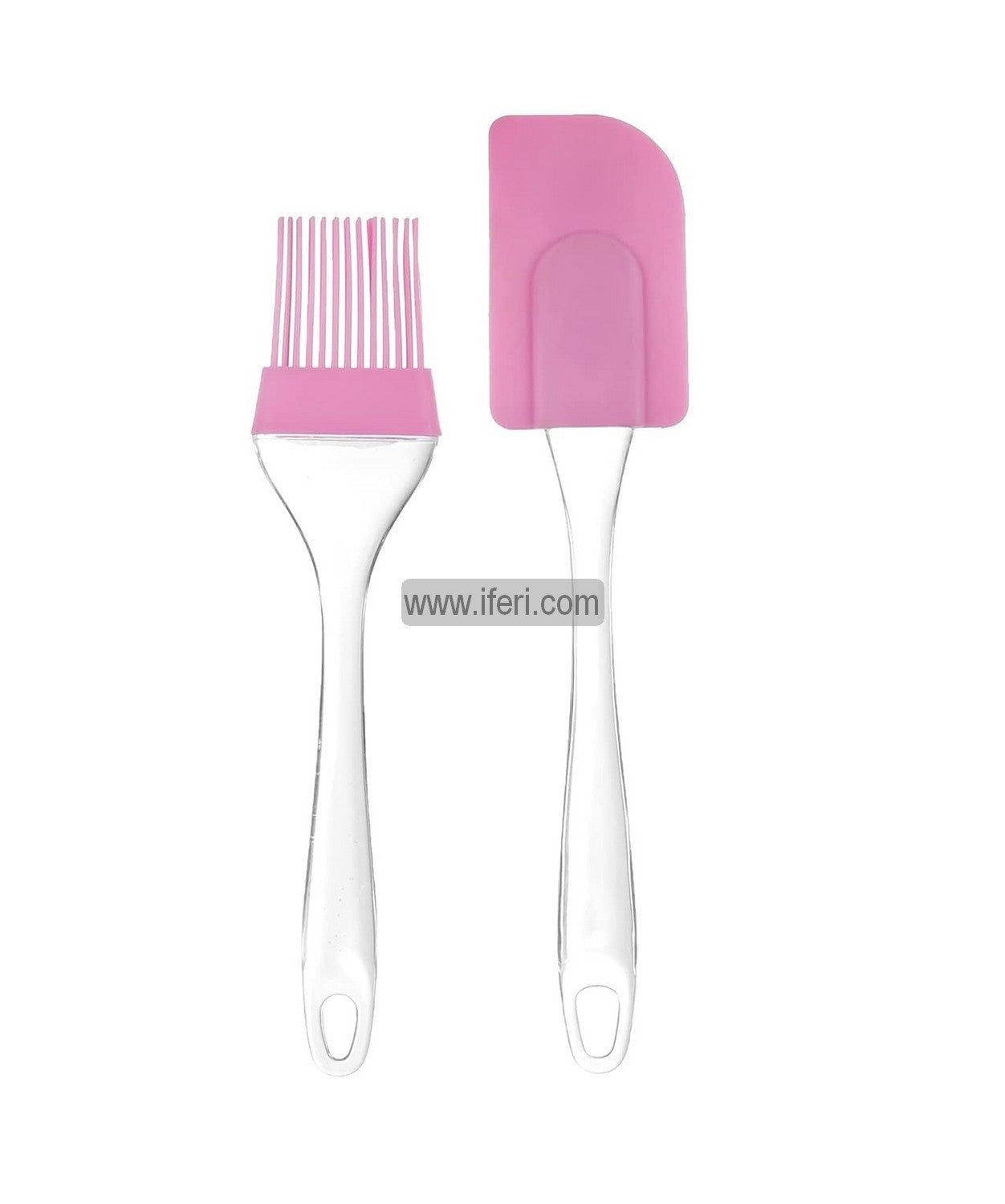 2 Pcs Silicone Spatula & Brush Set AYT0032