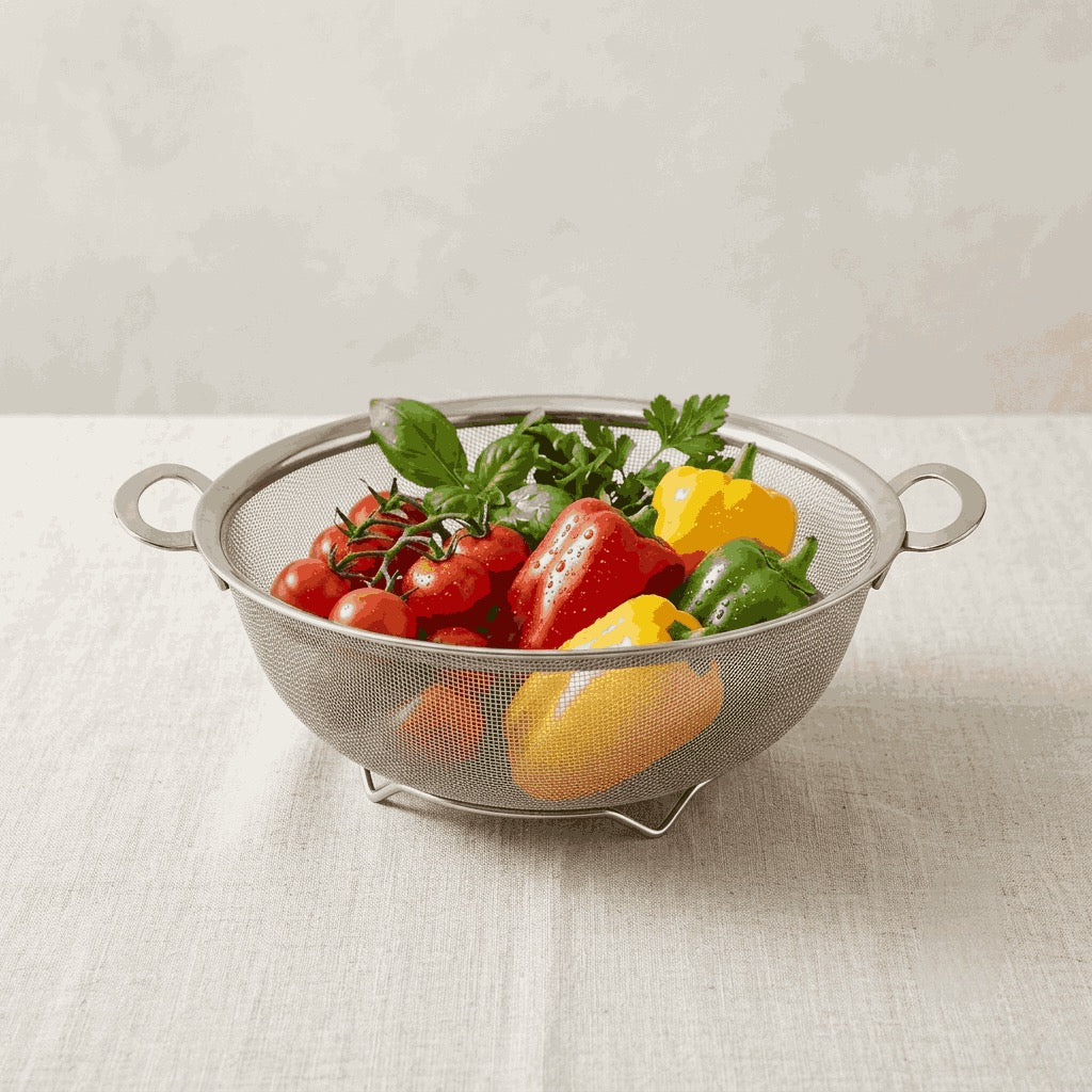 28cm Steel Vegetable Strainer Set