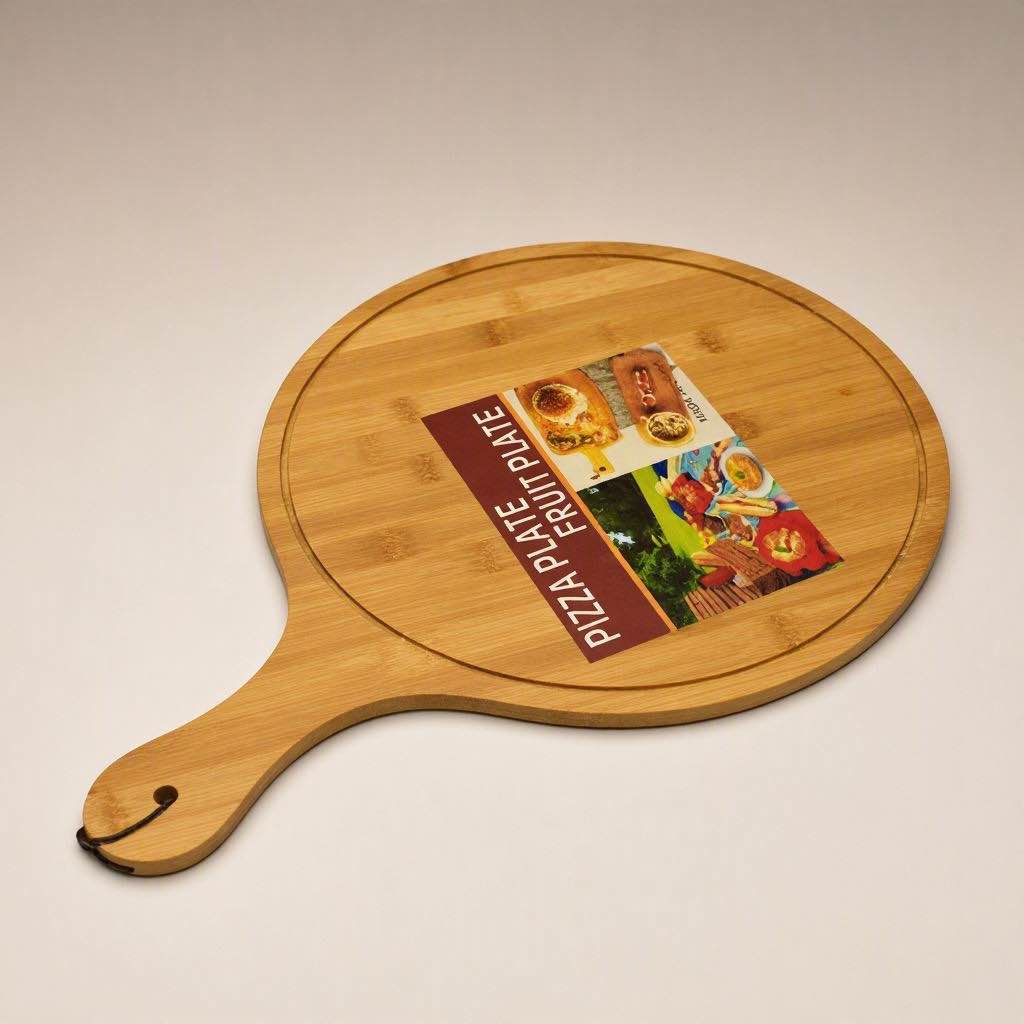 11.5 inch Bamboo Pizza Board / Pizza Serving Plate