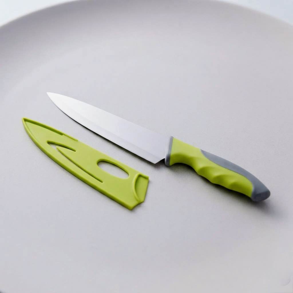 11.5 Inch Metal Kitchen Knife with Cover