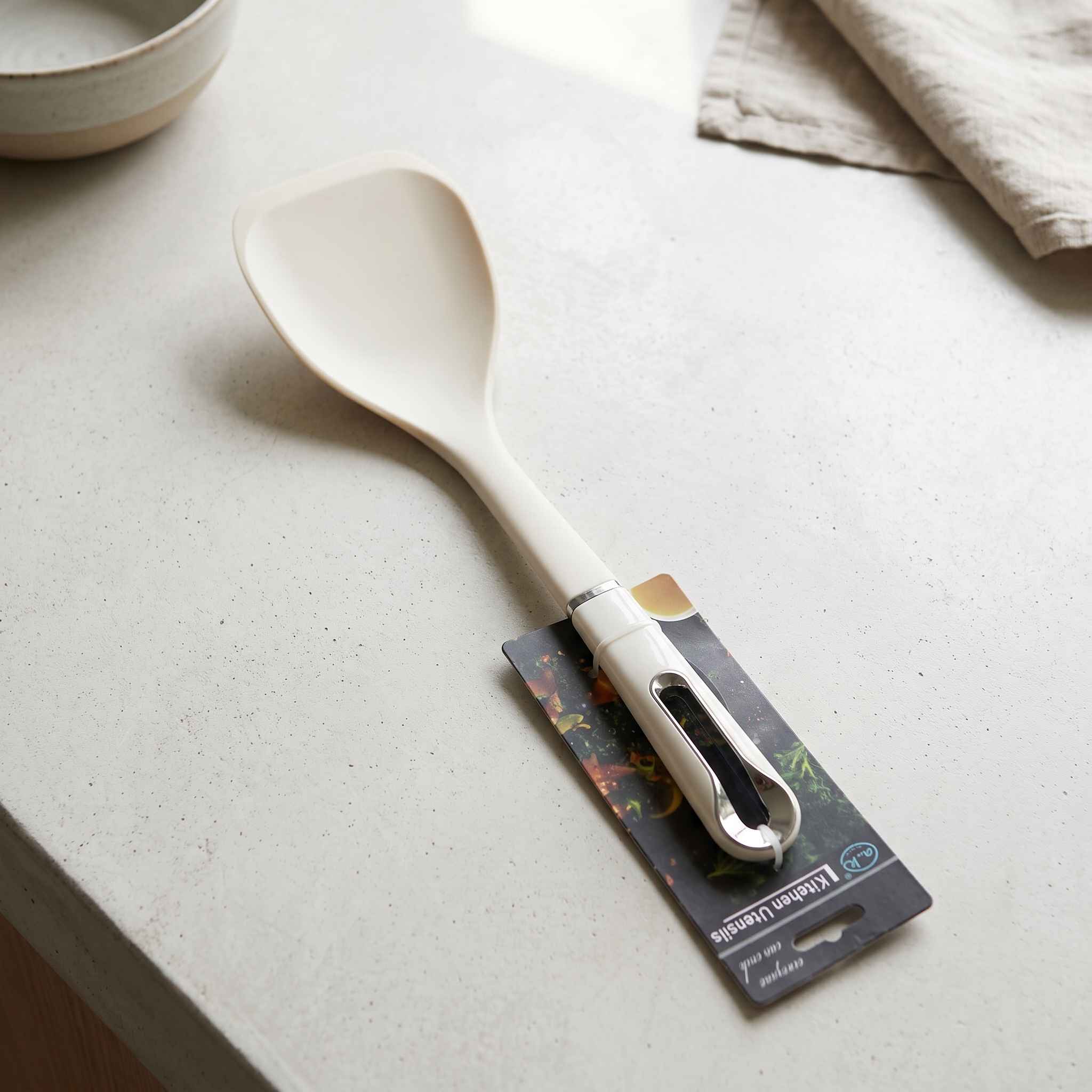 Cream Silicone Wok Spatula Turner