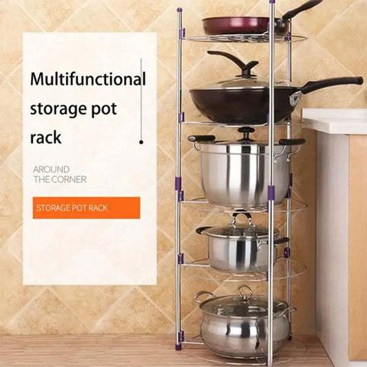 Kitchen Pot Rack Stand - Priyolife