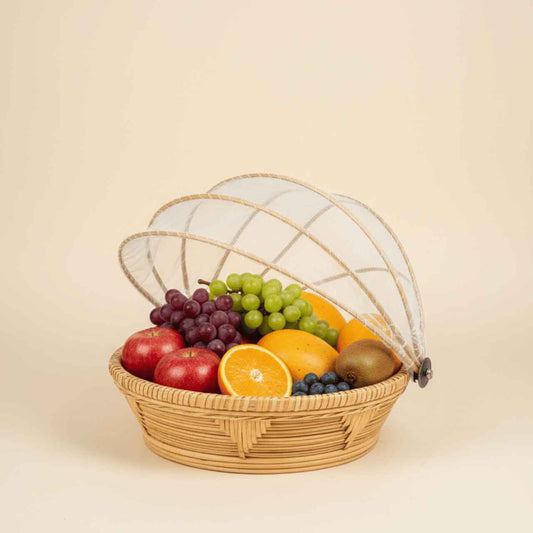 Nature Shield Rattan Basket For Food Safety