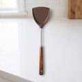 Silicone Wok Spatula with Wooden Handle