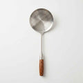 Stainless Steel Skimmer Ladle with Wooden Handle