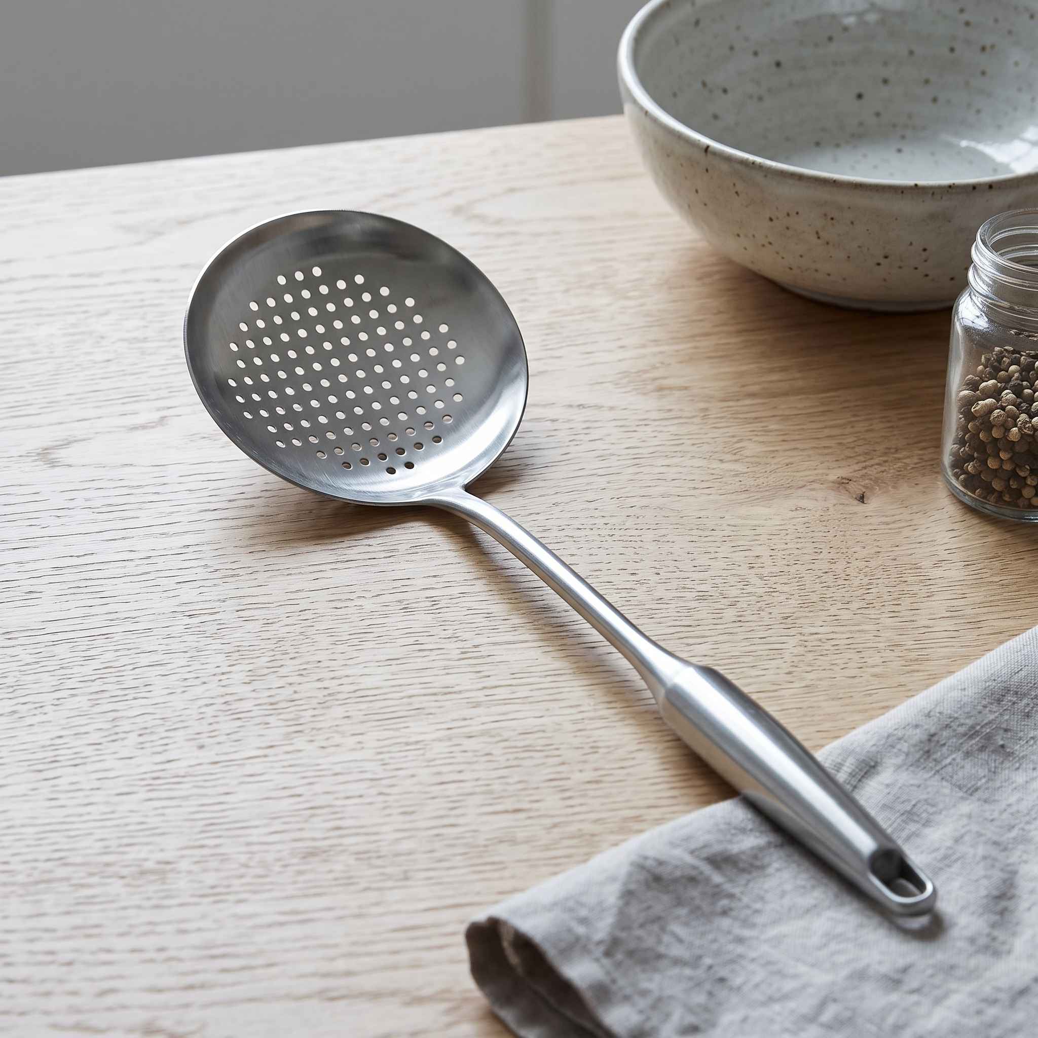 Stainless Steel Skimmer Spoon