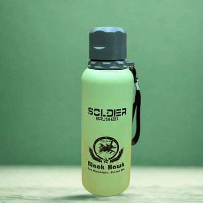 Stainless Steel Soldier Style Flask