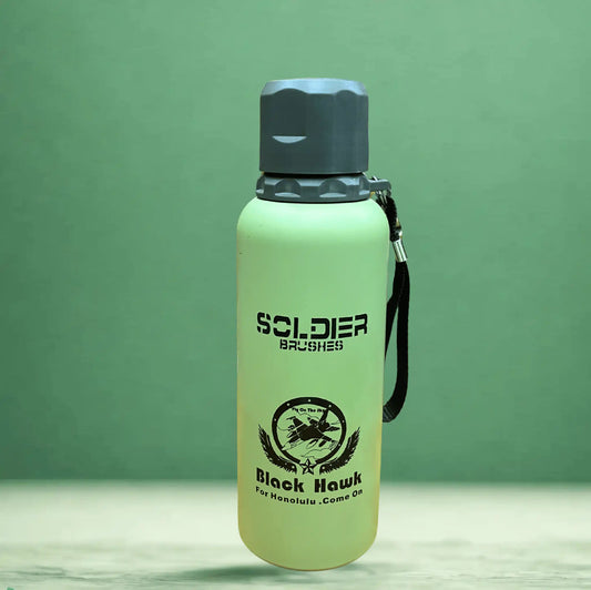 Stainless Steel Soldier Style Flask