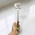 Stainless Steel Wok Spatula with Wooden Handle