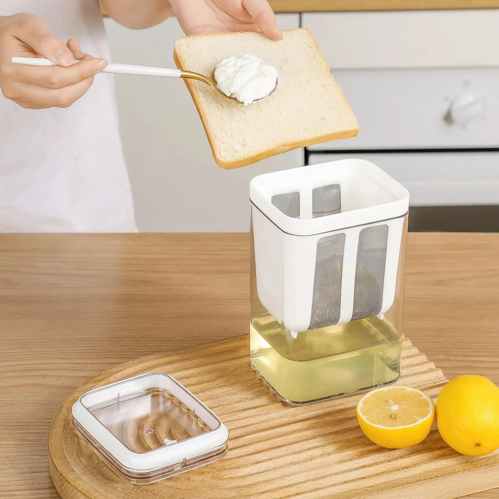 Yogurt Filter with Fine Mesh Strainer Lid